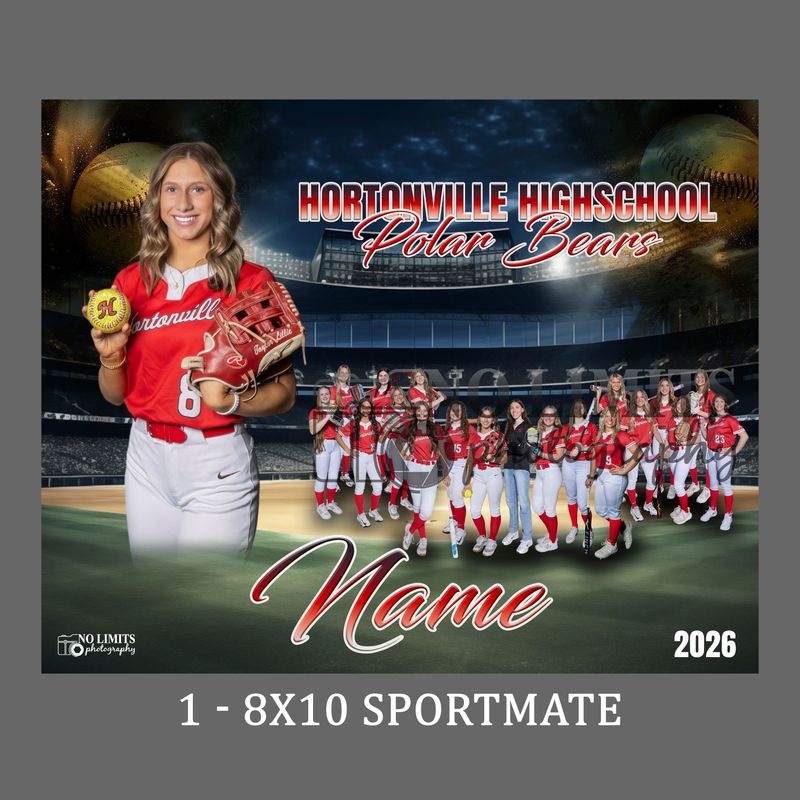 Pack-7 HHS 8X10 Sportmate Photo Print ONLY