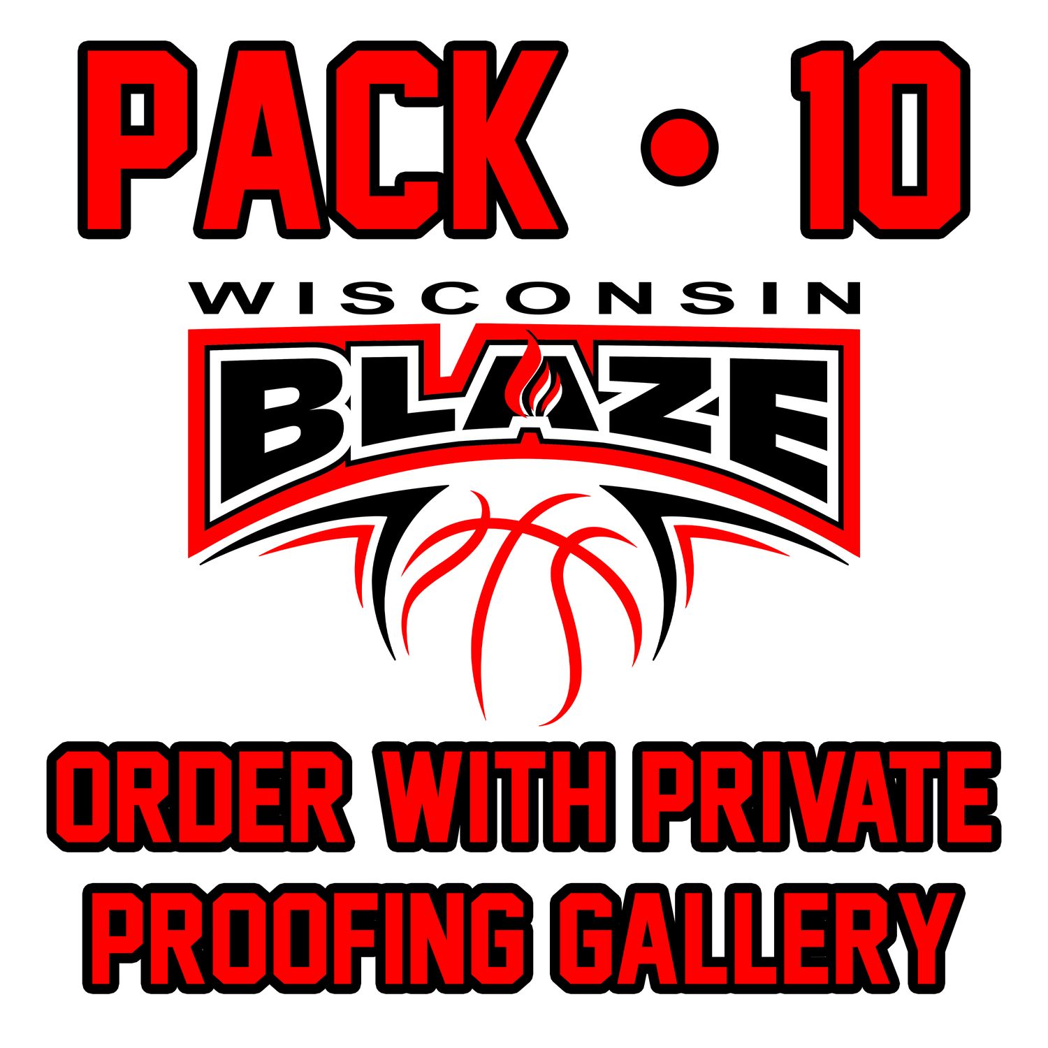 Pack-10 Private Digital Proof &amp; Customization Gallery