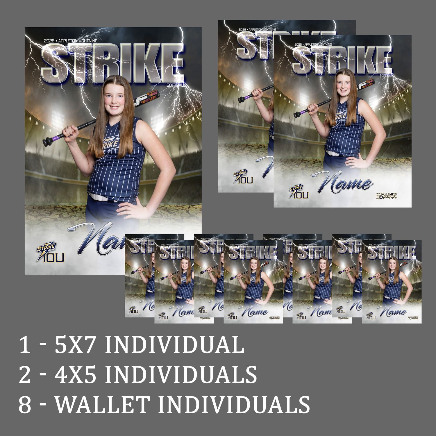 Pack-5 Strike Individual Photo Mini Pack