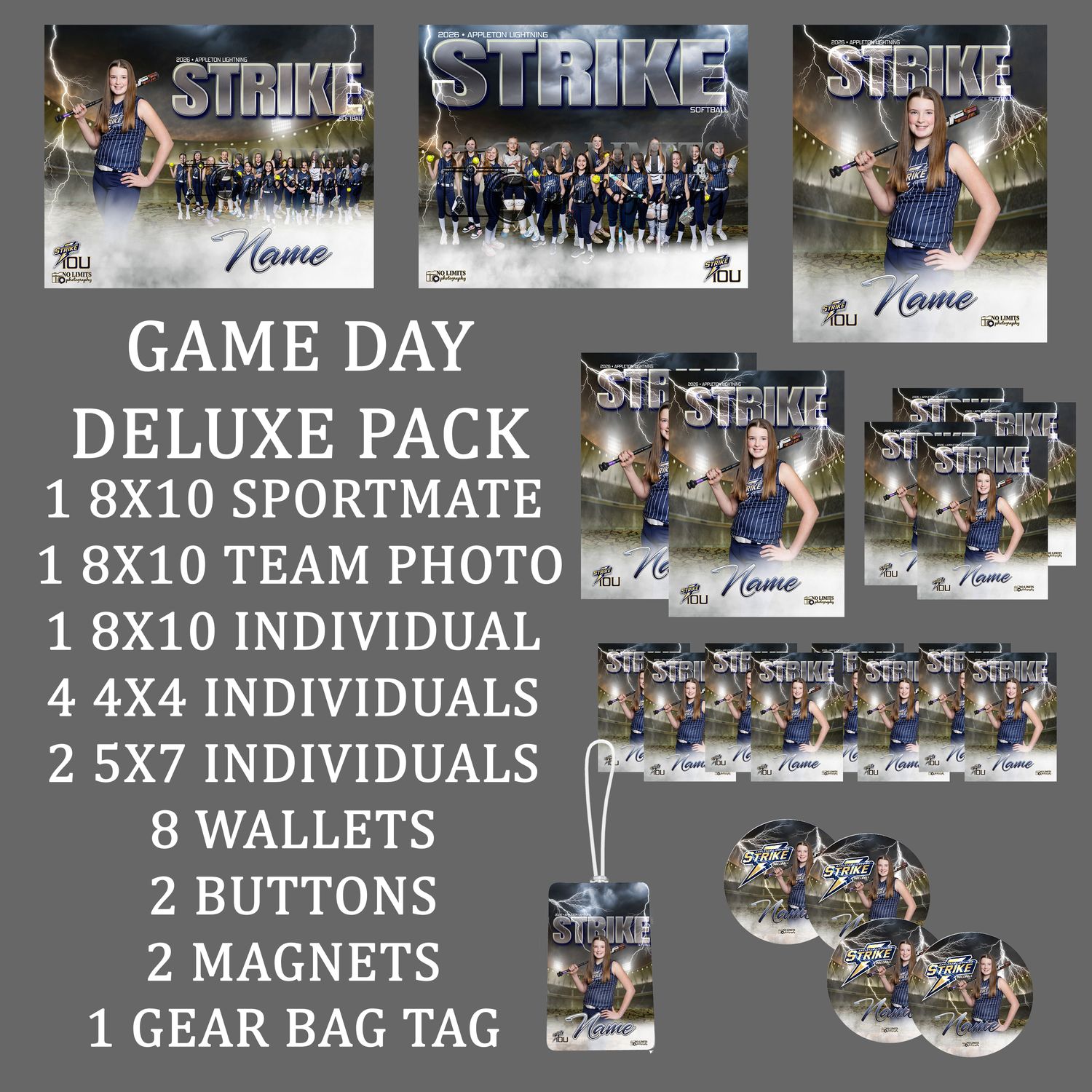 Pack-3 Strike Deluxe Game Day Pack