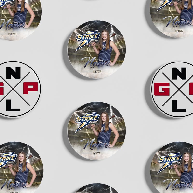 Strike Softball Button
