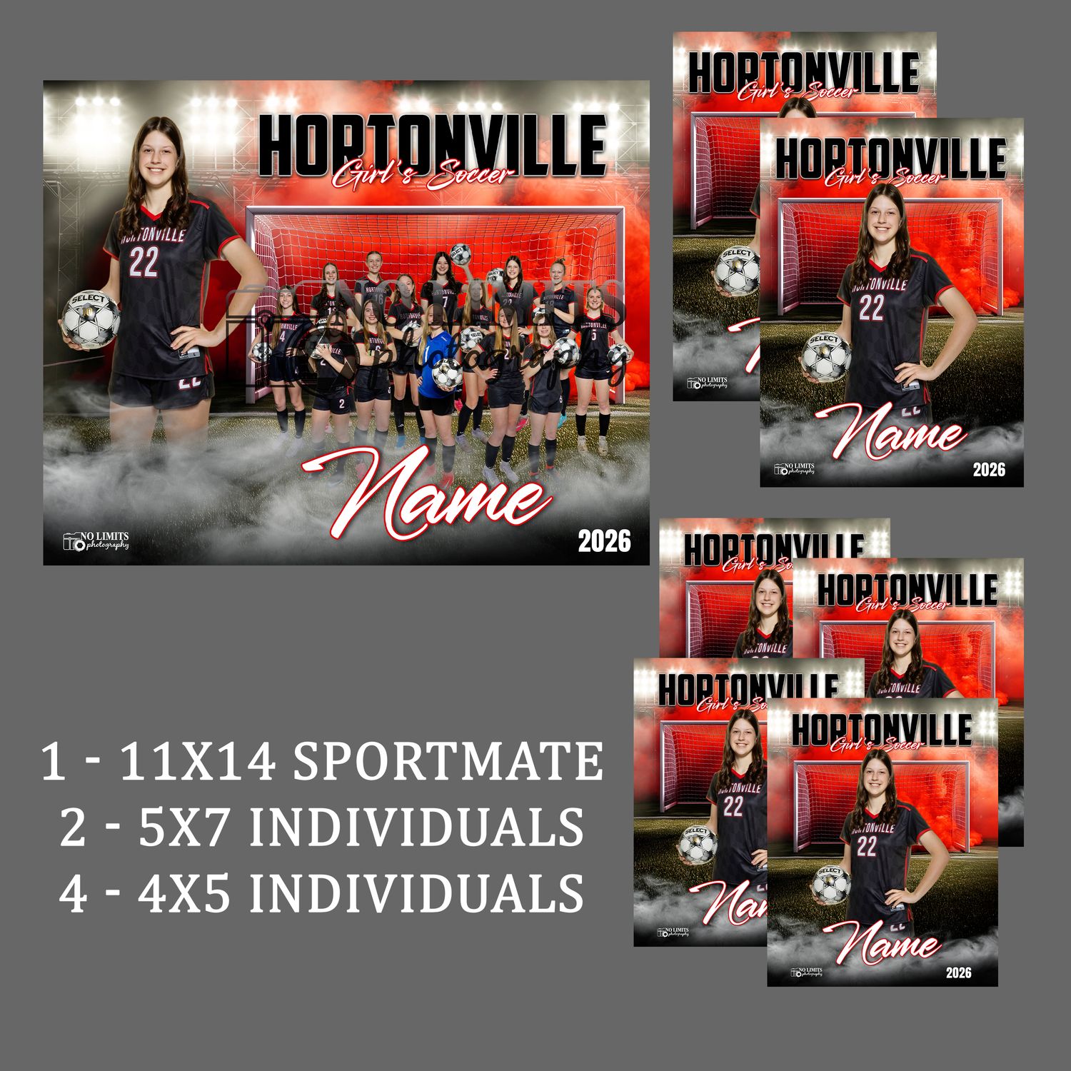 Pack -8 HHS 11x14 Sportmate Pack
