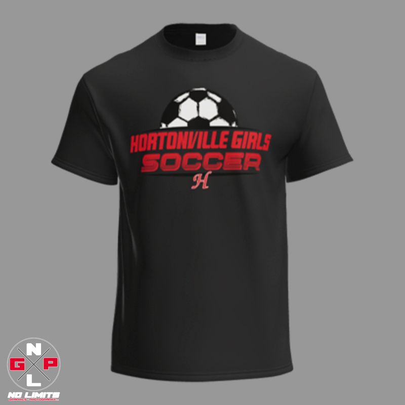 HORTONVILLE SOFTBALL SOCCER COTTON TEE