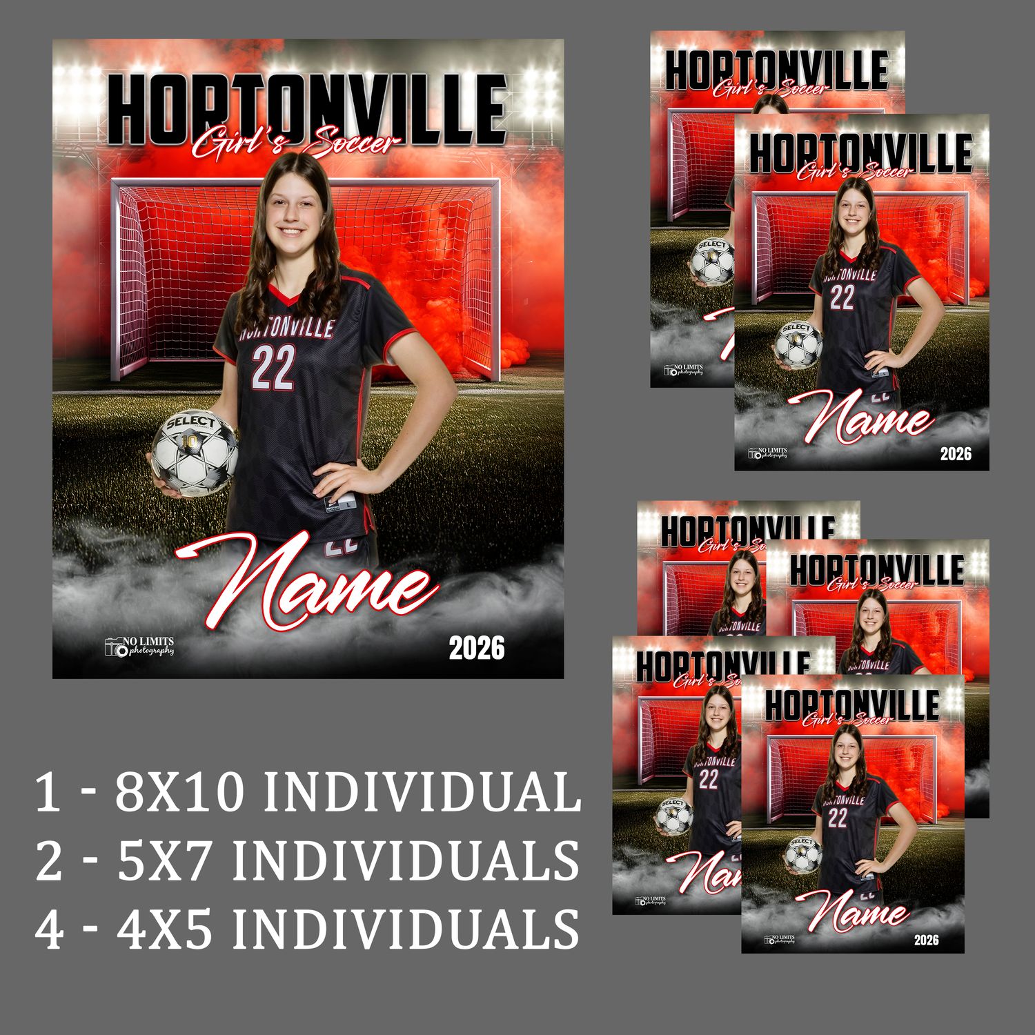 Pack-4 HHS 8x10 Individual Pack