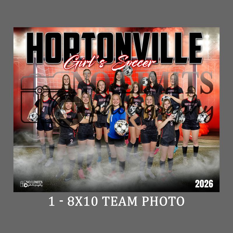 Pack-6 HHS 8X10 Team Photo Print Only