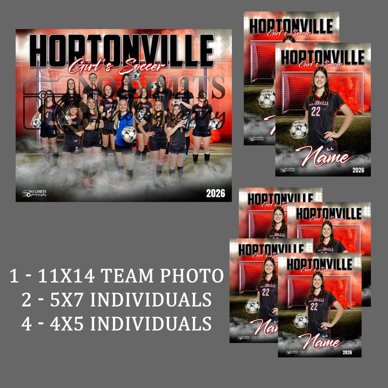Pack -9 HHS 11x14 Teammate Pack