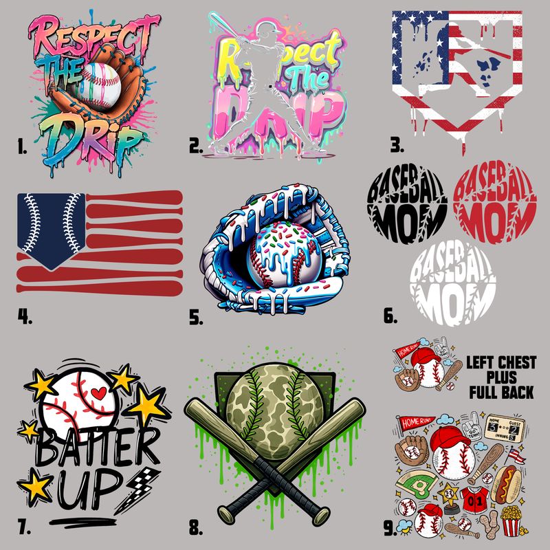 DIY - DESIGN YOUR OWN BASEBALL T-SHIRTS