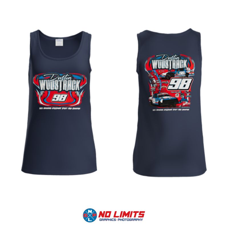 Dustin Wudstrack Racing 2026 Women's Cotton Tank Top