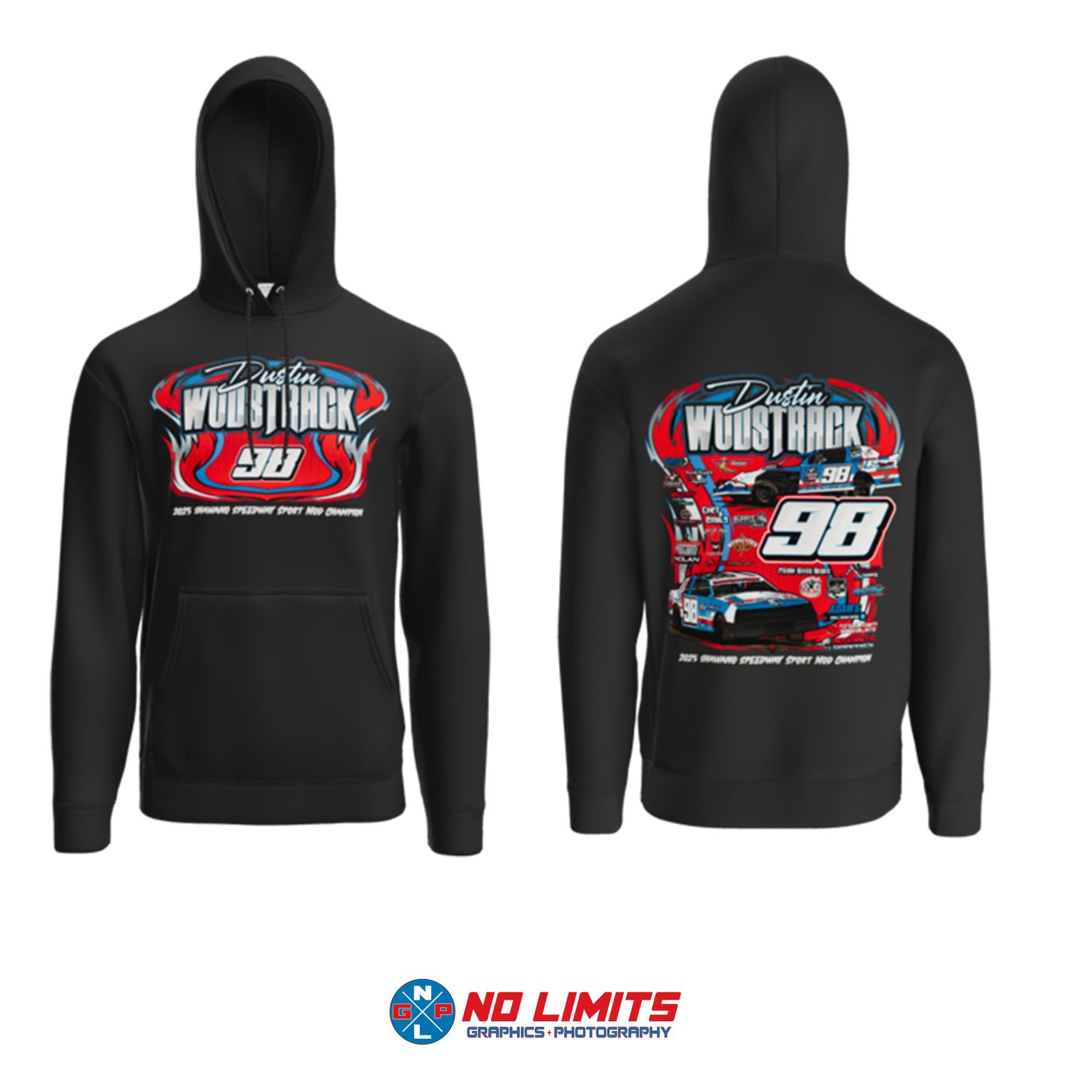 Dustin Wudstrack Racing 2026 Youth Hoodie