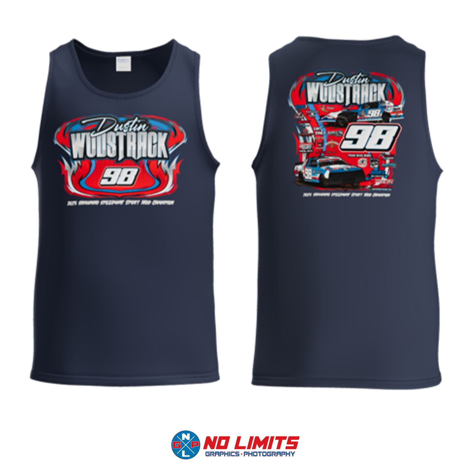 Dustin Wudstracck Racing 2026 Men's Cotton Tank Top