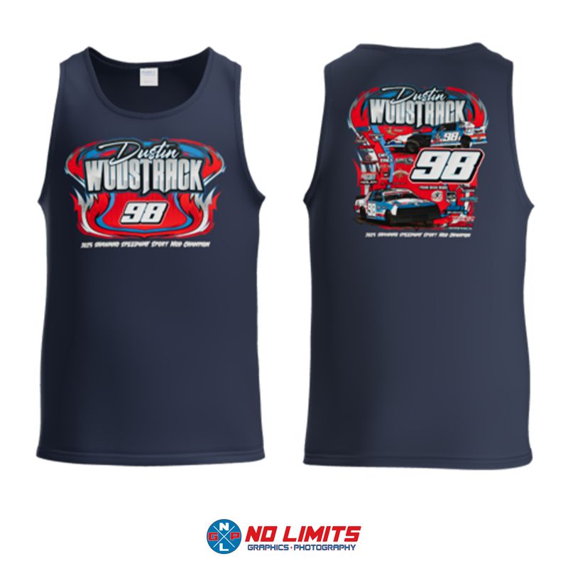 Dustin Wudstracck Racing 2026 Men's Cotton Tank Top