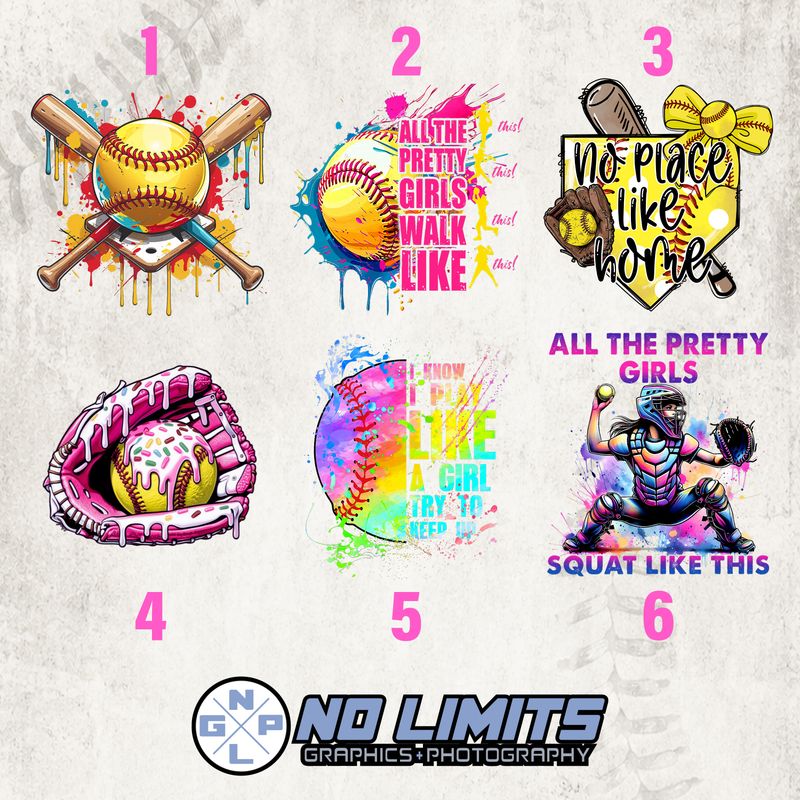 DIY Softball TEES OR HOODIES!