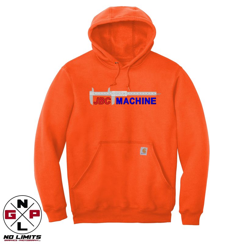 Single Sided JBC Machine Midweight Carhartt Hoodie