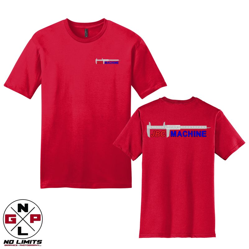 Double Sided JBC Machine District Tee