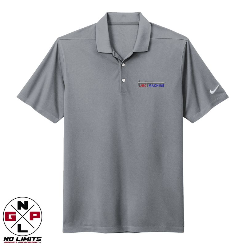 Embroidered JBC Machine Men's NIKE Dri-FIT Polo