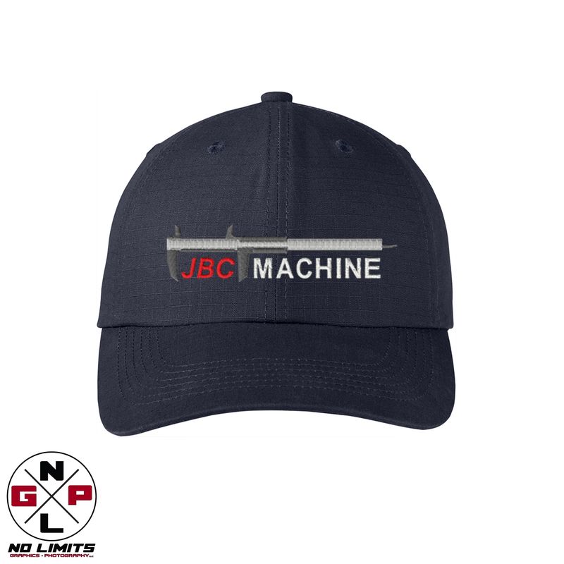 Embroidered JBC Machine Port Authority Cap