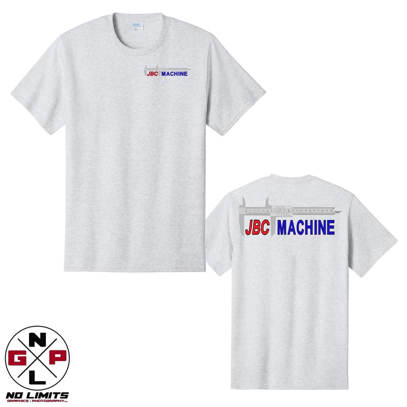 Double Sided JBC Machine Port and Co Tall Tee