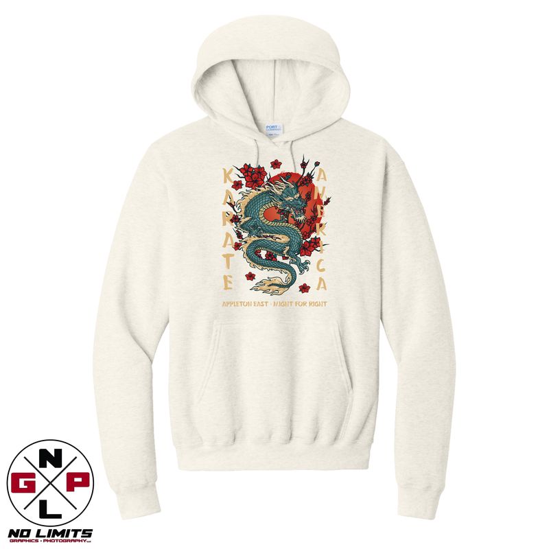 Japanese Dragon Karate America Hoodie