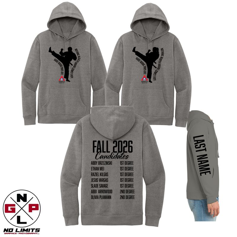 Karate America Appleton East Fall 2026 Candidate Hoodie