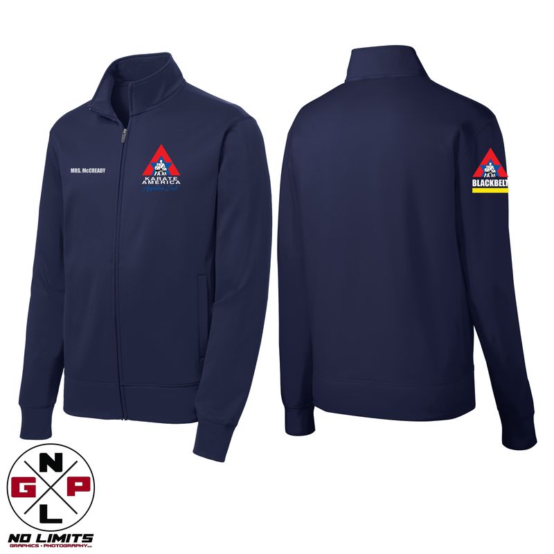 Karate America Appleton East Embroidered Masters Team Fleece Full-Zip Jacket