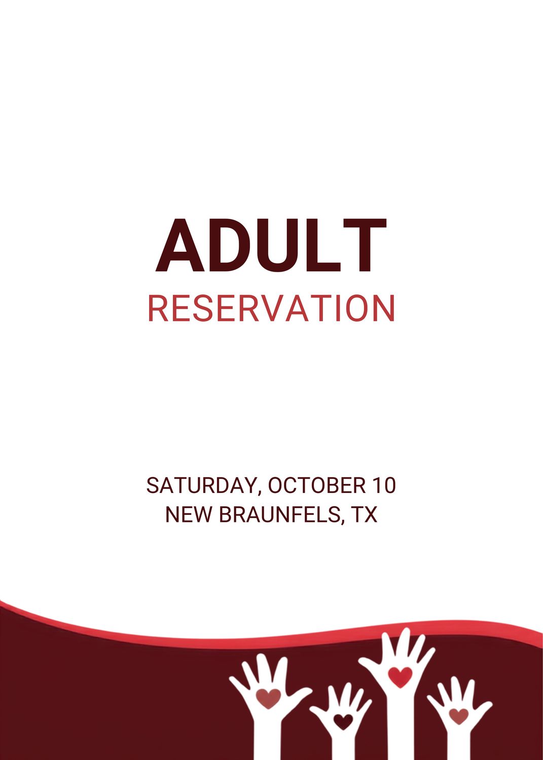 Adult Reservation