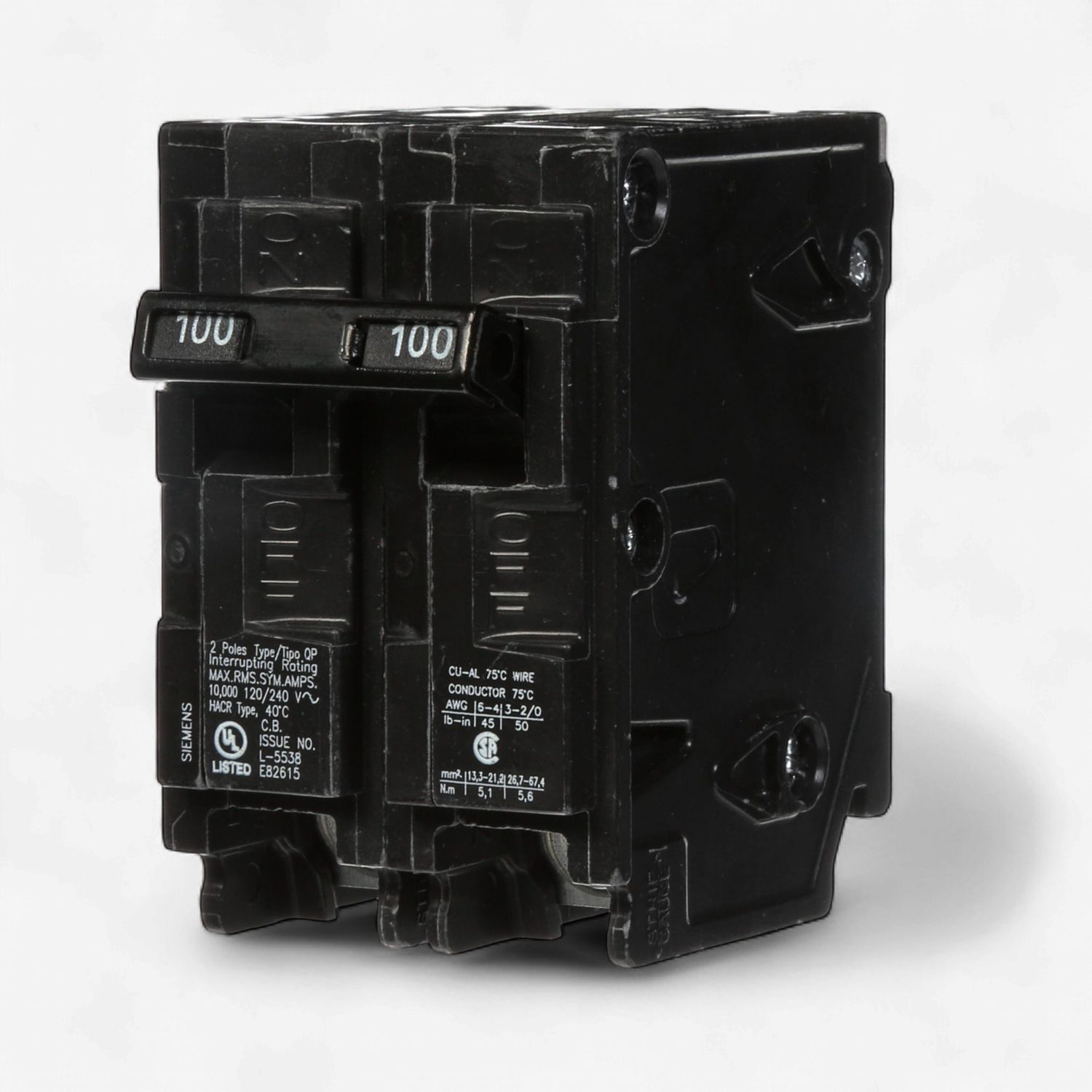 Double Pole 100A Breaker (Q2100)