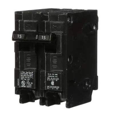 Double Pole 15A Breaker (Q215)