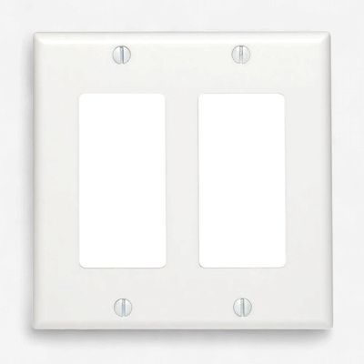 2 Gang Decora Cover Plate