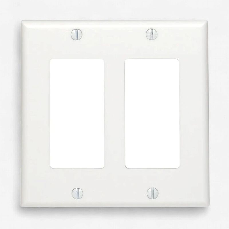 2 Gang Decora Cover Plate