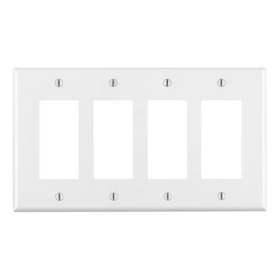 4 Gang Decora Cover Plate