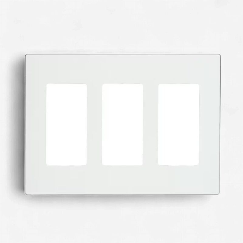 3 Gang Screwless Cover Plate
