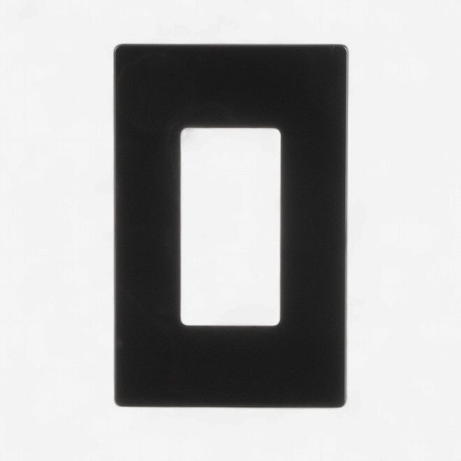 1 Gang Screwless Cover Plate - BLK
