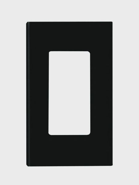 1 Gang Screwless Cover Plate - BLK