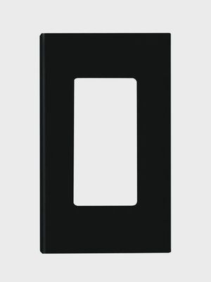 1 Gang Screwless Cover Plate - BLK
