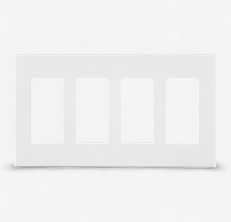 4 Gang Screwless Cover Plate