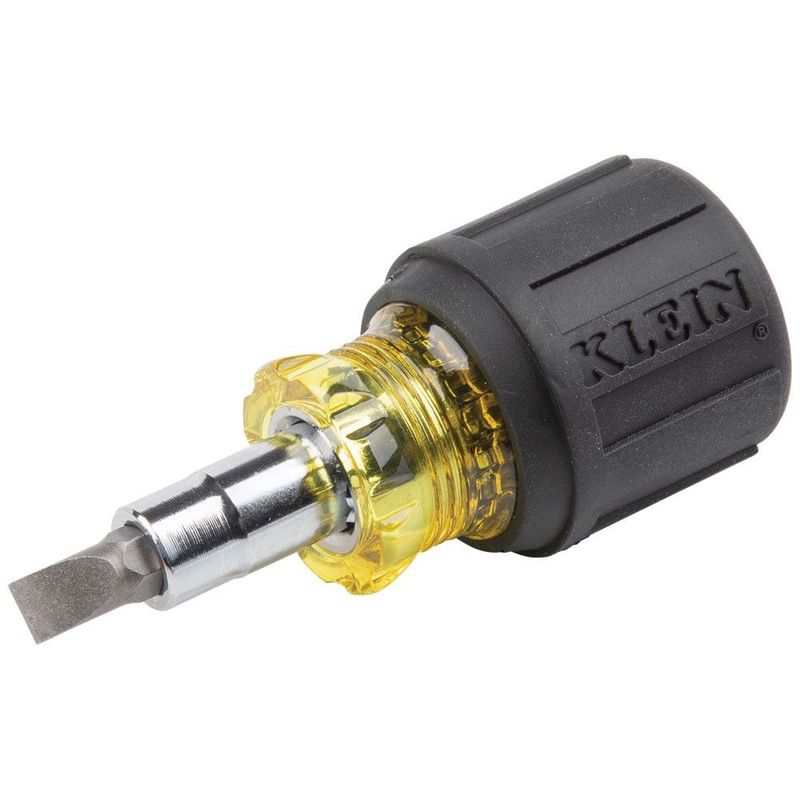 Stubby Multi-Bit Screwdriver/Nut Driver