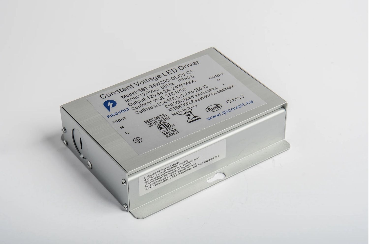 PV| Driver 24W/24V DC - Non Dimmable - Class 2