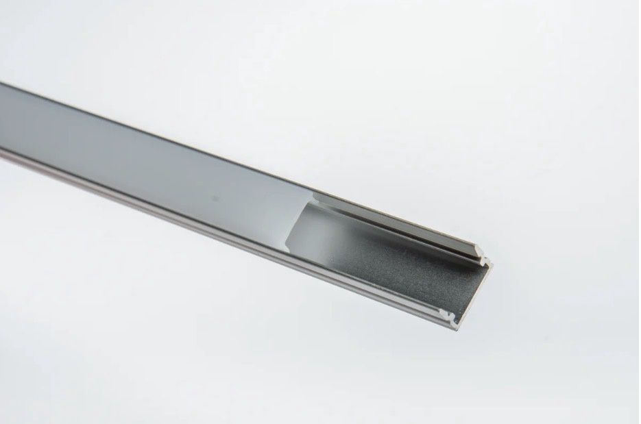 PV| 1/2” Surface Mount Aluminum Profile - Silver - 10ft
