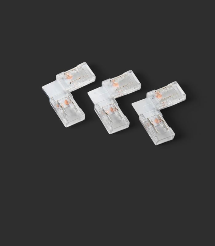 PV| L Shape 90 Degree COB Connector  - 8mm