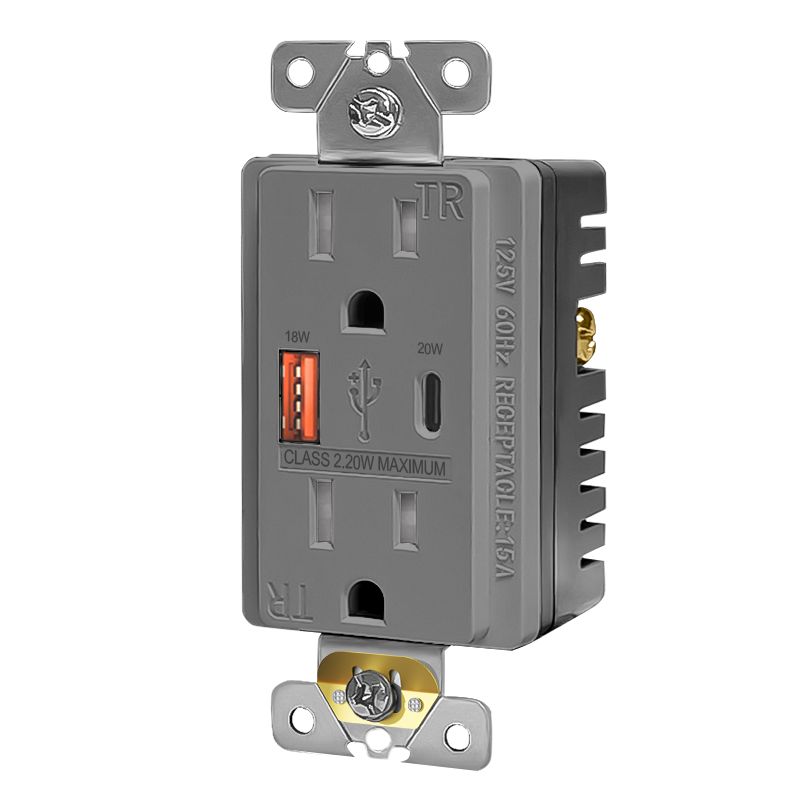 4M| USB Receptacle with Quick Charger