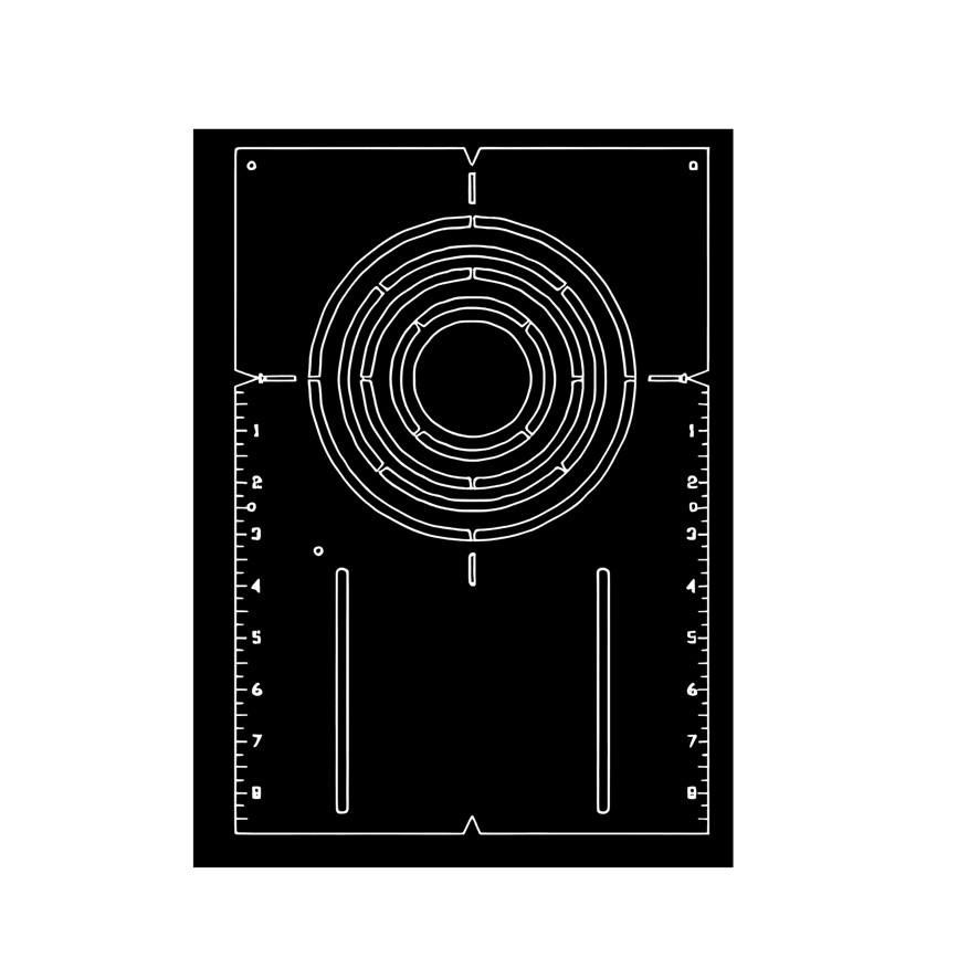 4M| 6” Mounting Plate - No Lip