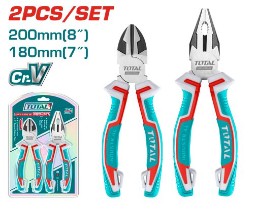 2 Pcs Cr-V Pliers Set