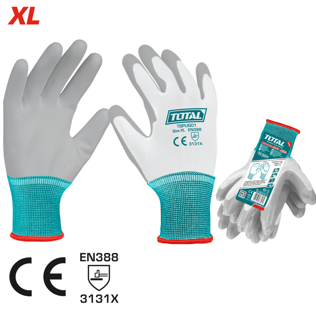 PU Palm Coated Gloves XL