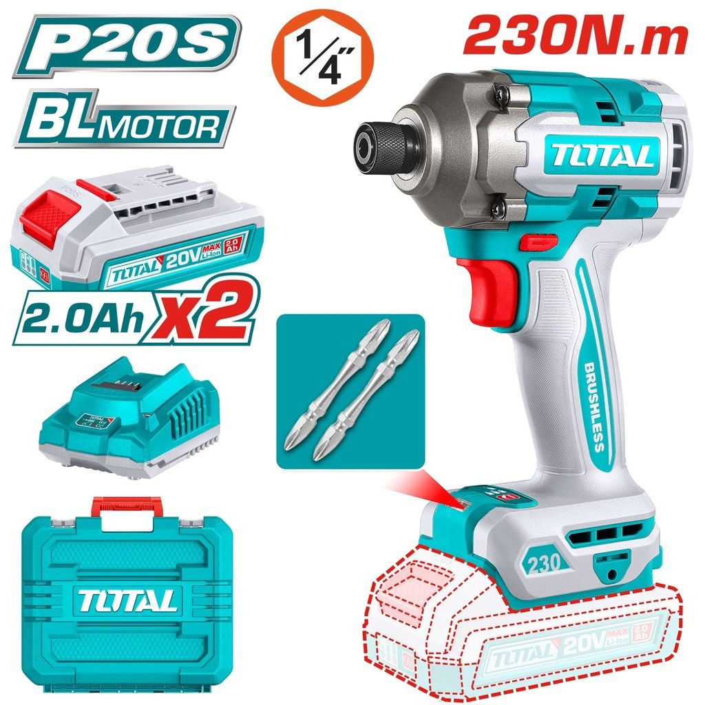 20VX170lb-ft Impact Driver Combo