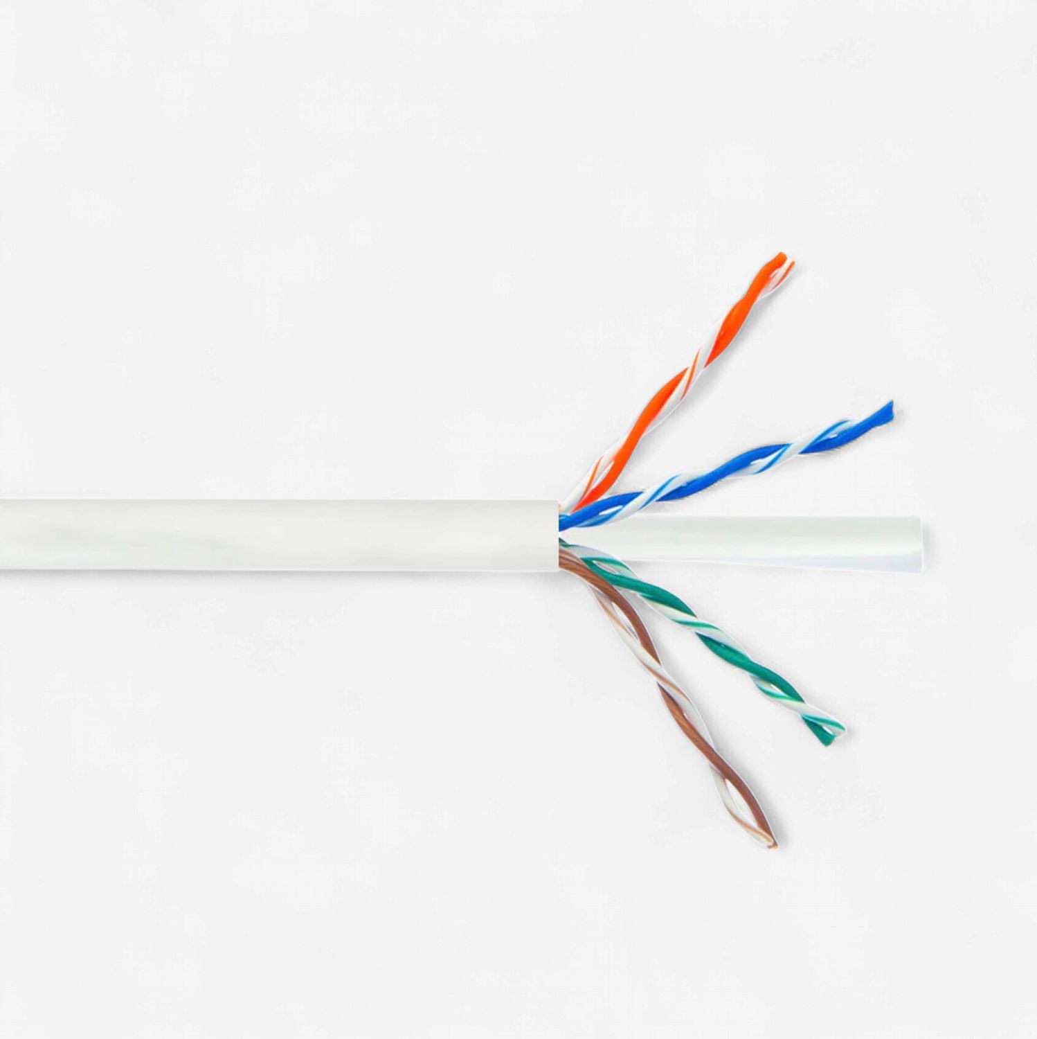 Cat6 U/UTP Riser CMR Cable  - 1000ft - WH