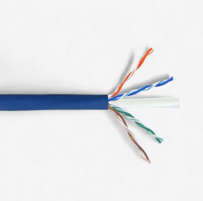 Cat6 U/UTP Riser CMR - 1000ft - Blue
