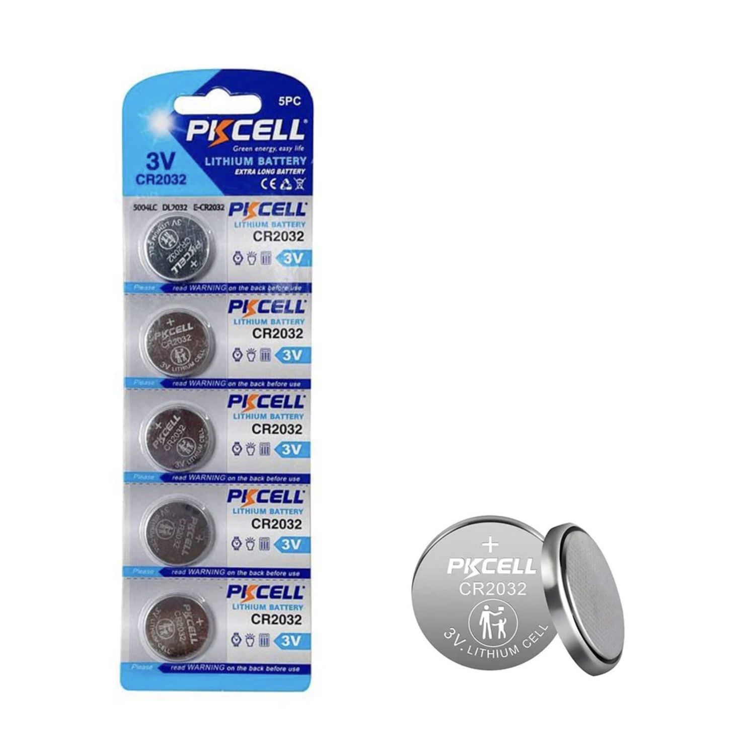 Coin Cell 3V Batteries (5 Pack)