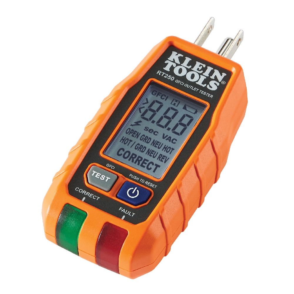 GFCI Receptacle tester with LCD