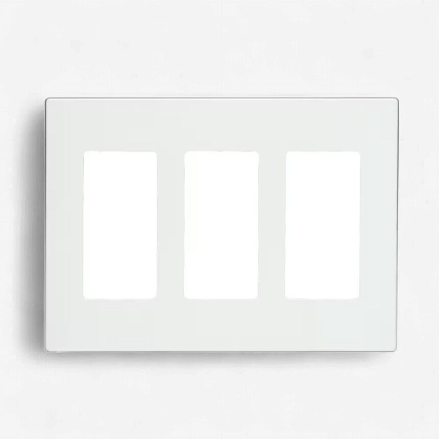 LT| 3 Gang Screwless Cover Plate