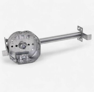 Octagonal Ceiling Box with Bar Hanger (54151NF)